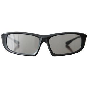 Ultra 4 x Zwarte Volwassenen Passieve 3D Bril voor TV Mannen Vrouwen Gepolariseerde Wraparound Voor Gebruik met RealD Films Bioscopen TV en Projectoren 3D Bioskoopbril Movie Bril 3D Bril voor Cinema
