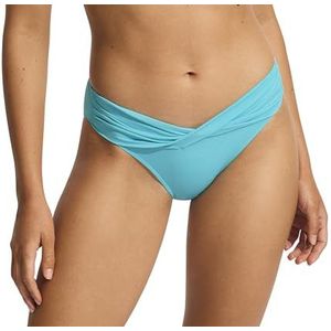 Seafolly Dames Eco Collective Atoll Bikinibroekje, Hipster, Volledige Bedekking, Badpak, Bikinibroekje, Eco Collective Atoll Blauw, Maat 36