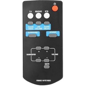 FSR60 WY57800 Afstandsbediening Compatibel met YAMA Soundbar YAS-101 YAS-201 TSX-112 ATS-201 ATS-1010 YAS-101BL YAS-201BL