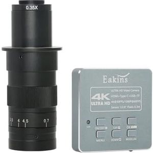 FHD 8.3MP 1080P 4K HDMI USB-sensor Industriële elektronische digitale videomicroscoopcamera for telefoon CPU PCB-soldeerreparatie(Wiht 120x lens)