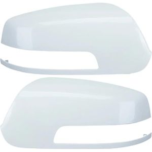 OMDHATU Zijspiegel Cover Achteruitkijkspiegel Richtingaanwijzer Lamp Licht Frame Vouwen Motor Voor KIA Voor Sorento XM 2009 2010 2011 2012 2013 2014 Vervangende Afdekkingen Voor Autospiegels(White Pai