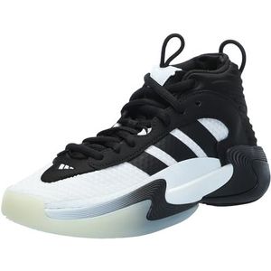 adidas Exhibit Select Mid Top, damessneakers, wit, zwart, maat 41 1/3, wit, zwart, zwart, 41.5 EU