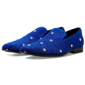 STACY ADAMS Heren Spangle Rhinestone Slip on Loafer, Royal, 7 UK, Koninklijk, 39.5 EU
