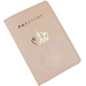 Reispaspoort beschermhoes in het buitenland paspoorthoesje, unisex tickethouder, paspoortconverter, reisetui (Color : Khaki)