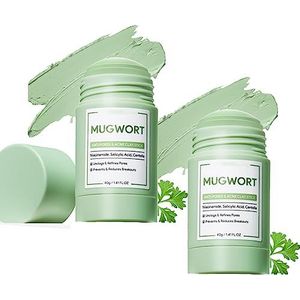 Mugwort Clay Mask, Mugwort Mask, Mugwort Anti Pores & Acne Clay Mask, MugwAort Clay Mask Stick, Mugwort Acne Clay Stick (2 Pcs)
