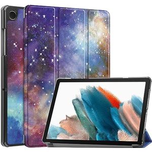 Case2go - Tablet hoes geschikt voor Samsung Galaxy Tab A9 (2023) - Tri-fold hoes met auto/wake functie - 8 inch - Galaxy
