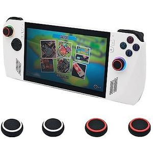 Controller Joysticks Cap Silicone Thumbsticks afdekking vervanging voor Rog Ally spelconsole analoge stick afdekking duim stick cap reparatie accessoires, Verpakking van 4 stuks, 1.8*0.6CM,