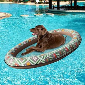Hondenzwembad Float, Opblaasbare Hangmat Pet Pool Float, Pet Hangmat Float Zwembad lente, Hondenzwembad voor middelgrote honden, Draagbare Dog Floaties