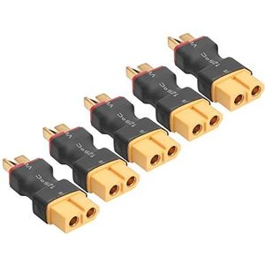 Juroupi 5pcs RC Plane Battery Adapter T -type Mannelijke Plug XT60 Vrouwelijke Connector Fittingen Geen Draden