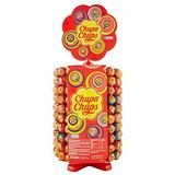 Chupa Chups Carrousel, Best of Lollipops Wheel – 200 lolly’s, 7 verschillende fruitige en romige smaken, snoepdisplay voor feestjes, op kantoor of als cadeau