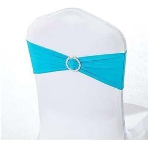Stoelversiering, Stoel Sjerpen, 100 stks/partij Spandex Bruiloft Stoel Cover Sjerp Bands Bruiloft Verjaardag Stoel Decoratie Bruiloft Banket Stoel Sjerpen Boog(Green)