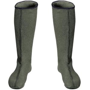 3Kamido Vilten laarzen sokken binnenschoenen voor regenlaarzen lange dames heren sok verwarmingsinleg van vilt thermosokken Olijfgroen 35/36