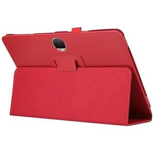 Geschikt for Huawei Honor Pad 9 12.1 inch 2024 Flip Stand PU Lederen Tablet Case Shockproof Cover HEY2-W09 HEY2-W19 Shell (Color : Red)