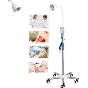 Led-Chirurgische Onderzoekslamp, Gynaecologische Onderzoekslamp, In Hoogte Verstelbare Mobiele Medische Onderzoekslamp, 360 ° Rotatie, Voor Gynaecologie Poliklinische Stomatologie