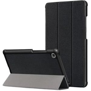 Flip Stand Case Geschikt for Lenovo Tab M7 TB-7305F TB-7305X TB-7305i Tablet Cover Slanke Magnetische Beschermende Shell Skin(Color:Black)