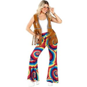 Fun Shack 70s Flares Broek Vrouwen, Hippie Kostuum Vrouwen X-Large