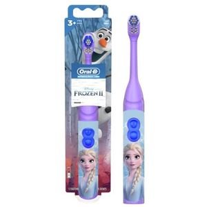 Oral-B Pro-Health Jr. Batterij aangedreven Kid's tandenborstel met Disney's Frozen, zacht, 1ct, stijlen kunnen variëren