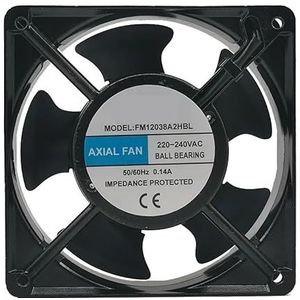 220V-240V 0,14a bal axiaalventilator FM12038A2HBL 12CM 120MM 120 * 120 * 38mm 220V koeling