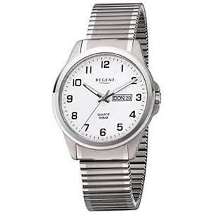Regent herenhorloge F-1198 metaal kwarts armbandhorloge titanium horloge zilver URF1198