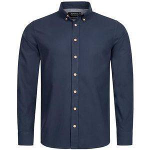 Indicode Riverside Ryan Shirt | Geruit hemd met button-down kraag Navy XXL