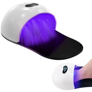 Laserbehandelingsapparaat, schimmelnagels, behandeling van meerdere tenen en comfortabele voeten, 905 nm en blauw licht 470 nm, 30 lichtkralen, met digitaal display en timerfunctie