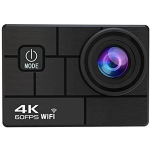 4K60FPS Sportcamera Waterdichte camerasporten DV Sportcamera Draagbaar zwart(Color:AT-Q44C)