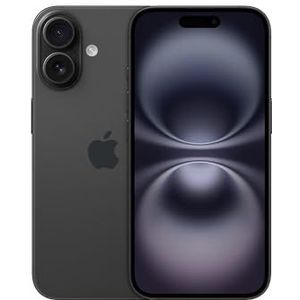 Apple iPhone 16, 128GB, Zwart (Refurbished)