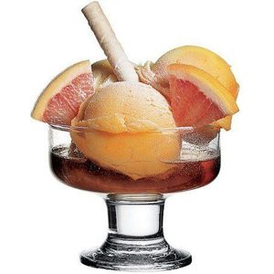 Pasabahce 41016 - 6-delige set bekers van glas Iceville voor ijs, salade, dessert, bijlage