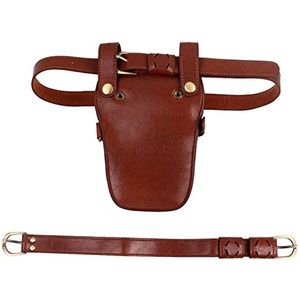 kappers tas， Kappersscharen Riemholster Gereedschapstas for kammen Scharen for kappers(Brown)