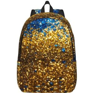 YJxoZH Kwallen Patroon Print Canvas Rugzak Voor Vrouwen Reizen Rugzak Voor Mannen College Boekentas Casual Laptop Dagrugzak, Glitter Patroon, M