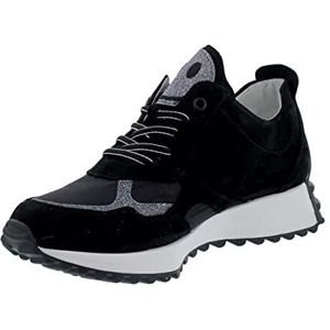 Waldläufer H-Pinky Sneaker, Order Fo. Glitter Dolm. Or, zwart, breedte H 797002-402-001, zwart, 40 EU Breed