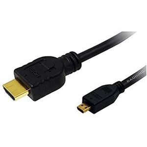 LogiLink 2 m HDMI Type A Male naar Micro HDMI-kabel