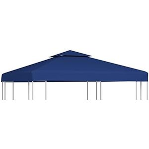 Tidyard Gazebo Canopy Roof Top Only Party Tent Dak Vervanging Cover voor Tuin, Patio Luifel, Top Cover Zonnescherm, Alleen 310 g/m², donkerblauw, 3 x 3 m, luifel & paviljoen
