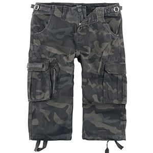 Black Premium by EMP 3/4 Army Vintage Shorts Korte broek dark camo XXL
