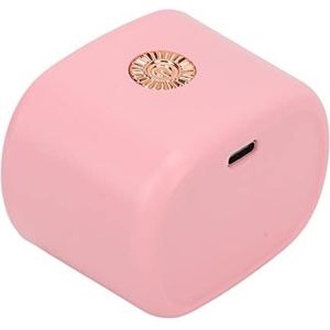 Mini Multifunctionele UV LED-nagellamp Sneldrogende Zachte Verlichting 4 Lampkralen Uithardingslamp voor Gel Nagellak (Roze)