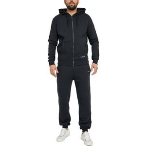Basisstoff Loopmaatje voor heren, joggingpak, trainingspak, huispak, donkerblauw, XXL