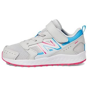 New Balance Baby Girl's Fresh Foam 650v1 Bungee Lace with Top Strap (Infant/Toddler) Summer Fog/Hi-Pink 3 Infant XW