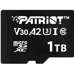 Patriot VX Series 1 TB Micro SDXC V30 A2 UHS-I U3 4K UHD Memory Card - PSF1TBVX32MCX
