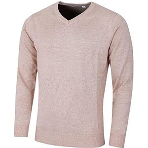 Calvin Klein Heren trui met V-hals - Karamel Merel - L