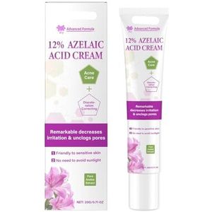 Azelaïnezuurcrème For Dagelijkse Acne - Zachte Reiniging En Reparatie, Gladde Gehydrateerde Huid, Met Salicylzuur, Vervaagt Acnelittekens Verheldert De(3PCs)