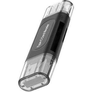 USB2.0 Kaartlezer Voor SDTF Kaarten Type C Apparaten 128 GB Capaciteit Draagbare Niet Driver Installatie Vereist SDTF Reader Voor PC