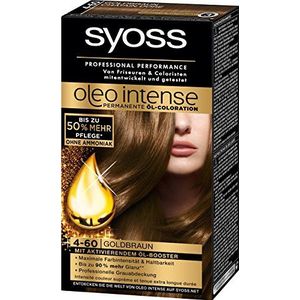 Syoss Oleo Intense Coloration 4-60 goudbruin, 3-pack (3 x 115 ml)