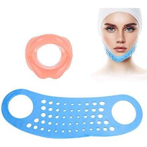 Face Slimming Mask, Face Sleep Lifting Hangmat Chin Cheek Slimmer Anti Rimpel Silicone Lip Exerciser, Gezichtsliftende Hangmat, Gezichtsversteviger, Gezichtsliftende Liptrainer, Anti-rimpeltool