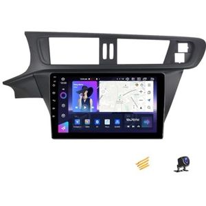 ZARAPLUS Android 13 Autoradio MP5-Speler Met Navigatie 9 Inch Touchscreen Autoradio Compatibel Met Citroen C3-XR 2010~2015, Voor 4G/WIFI/FM/SWC/DSP/Android Auto/Carplay,NF7