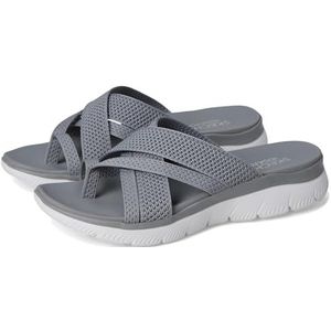 Skechers Summits-Fantasy Walk sportsandalen voor dames, grijs, 42 EU