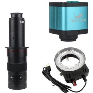 4K Ultra HD 1080P HDMI USB Digitale Video Microscoop Camera 100X 300X C-Mount Lens Professionele Telefoon PCB Soldeer Reparatie Gereedschap(180X)