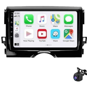 Android 12 Auto Bluetooth Radio 9 Inch Touch Screen Auto Radio Spelers voor Toyota Reiz Mark X 2010-2015 met Navi GPS autoradio Ondersteunt 4G WiFi USB Stuurbediening Mirror Link RDS(XY4 4Core 2+32G)