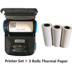 Handbediende slimme inkjetprinter, Indrachtig USB DC5V 8 0mm Bluetooth-compatibele mini-thermische printers Lichtgewicht draagbare ontvangstprinters Papiermobielen voor Code Date Label-industrie(Grey)