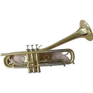 professionals Trompetten Kwaliteit Bb Trompet B Plat Messing Verzilverd Professionele Trompet Muziekinstrumenten Met Leren Tas