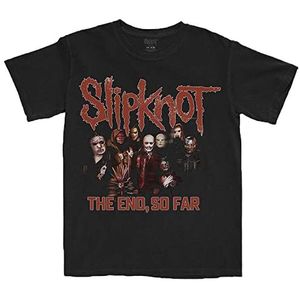 Slipknot T Shirt The End So Far Group Band Logo Photo nieuw Officieel Unisex L